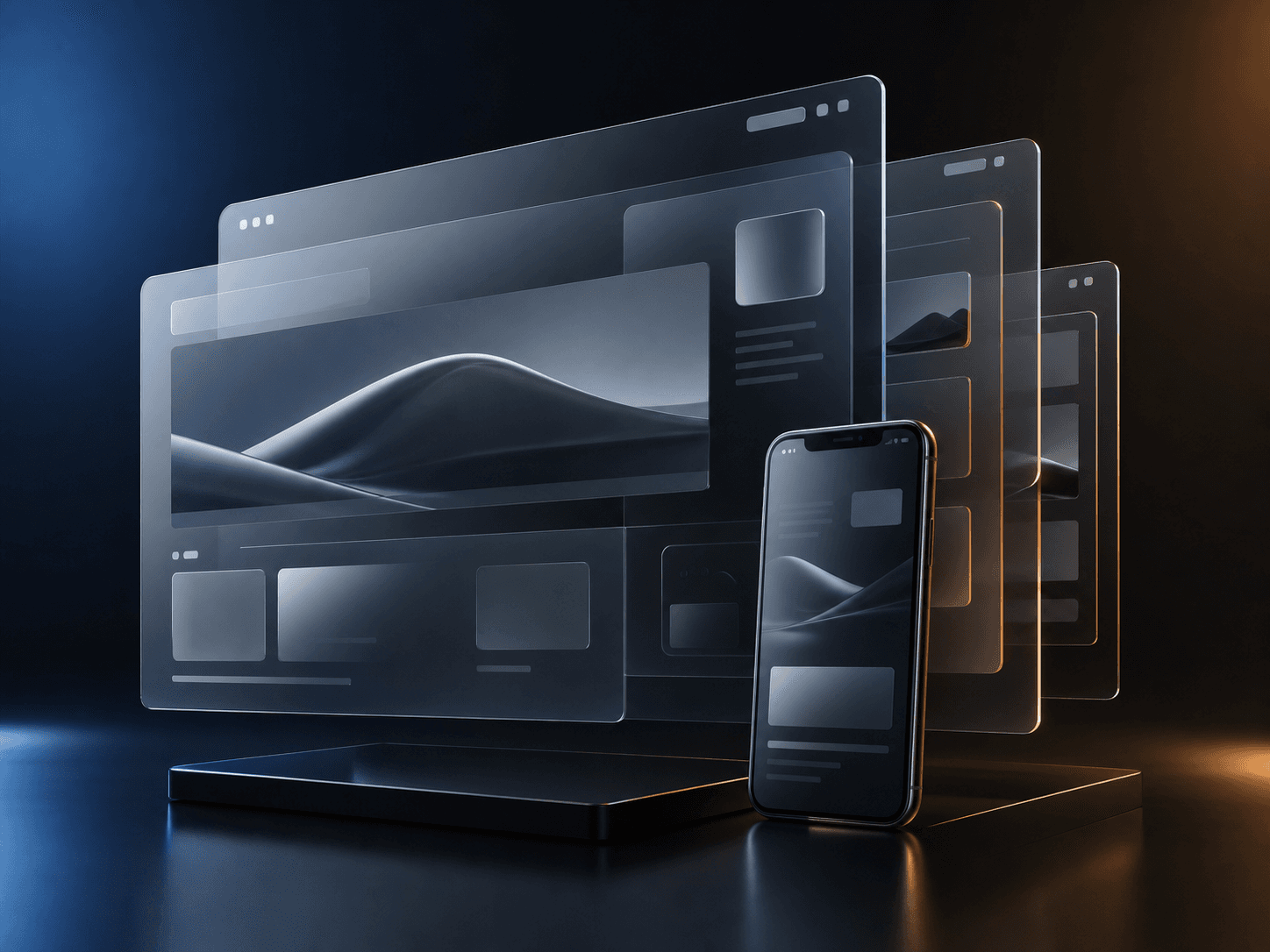 Luxury website credibility visual